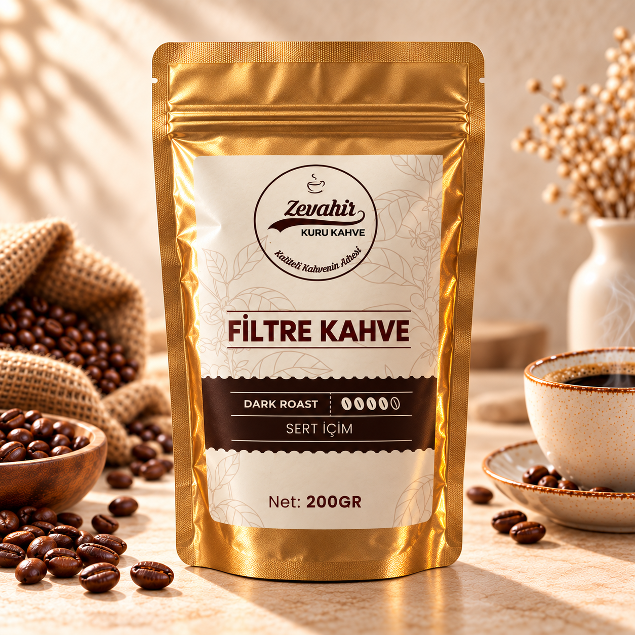 Filtre Kahve Sert İçimli 