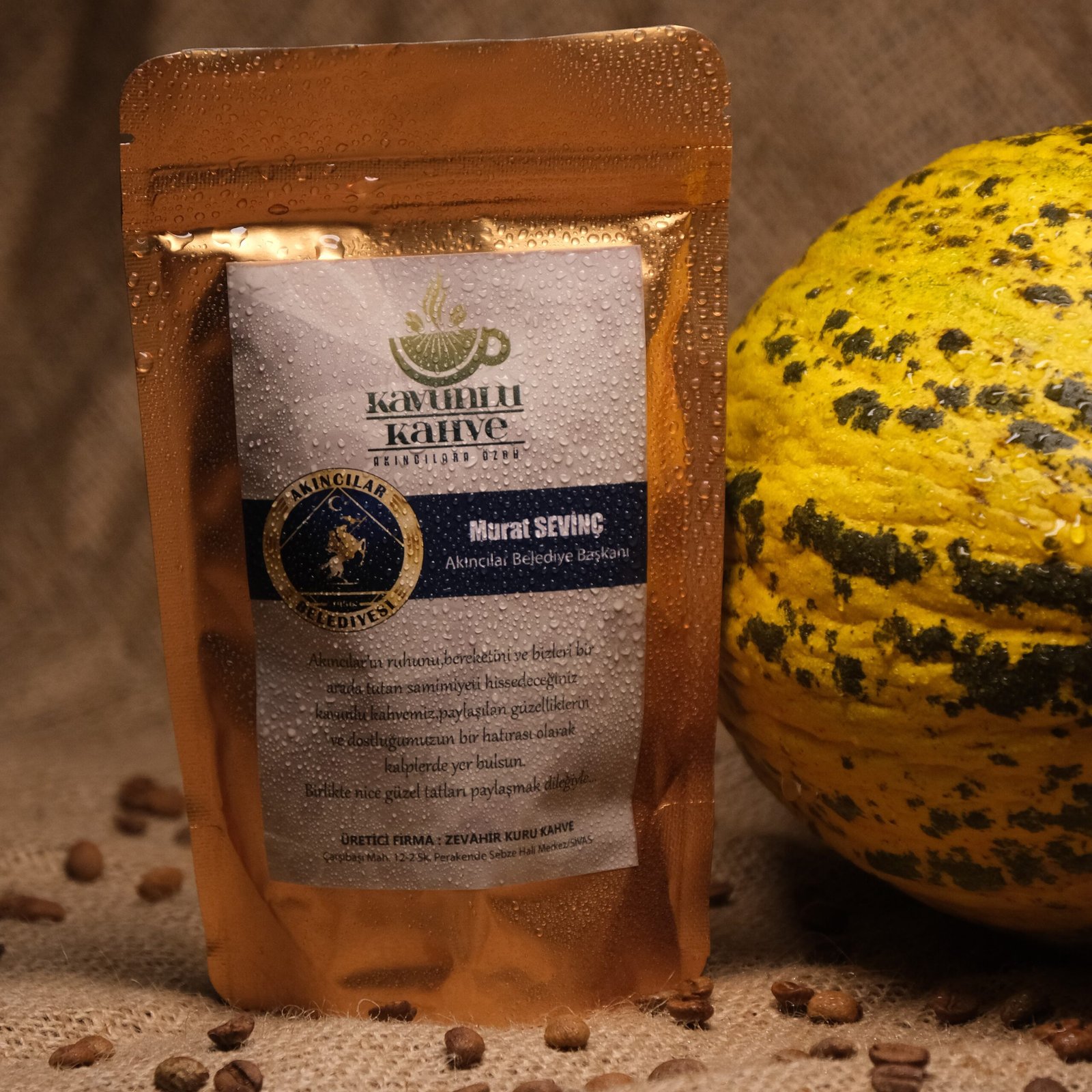 Akıncılar'a Özgü Kavunlu Kahve 100 GR